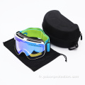 Lunettes de ski et de snowboard miroir pour hommes